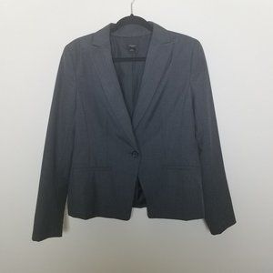 Ann Taylor Suit Blazer Gray Size 10